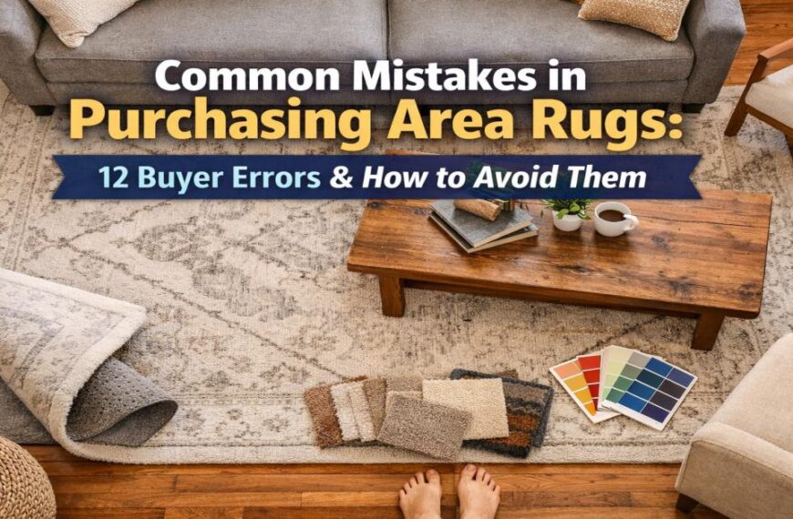 Usefulideas Common Mistakes in Purchasing Area Rugs