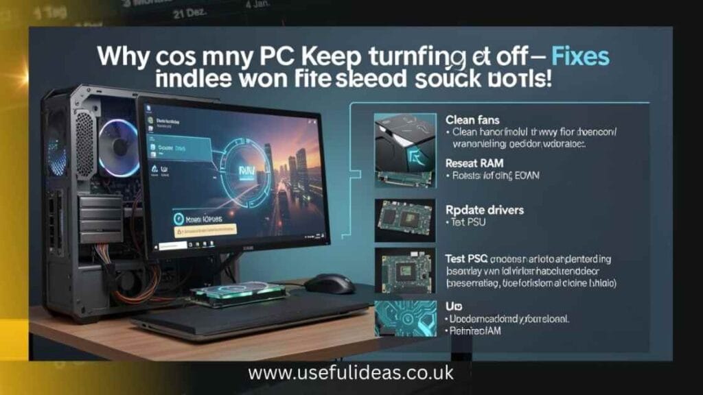 why does my pc keep turning off