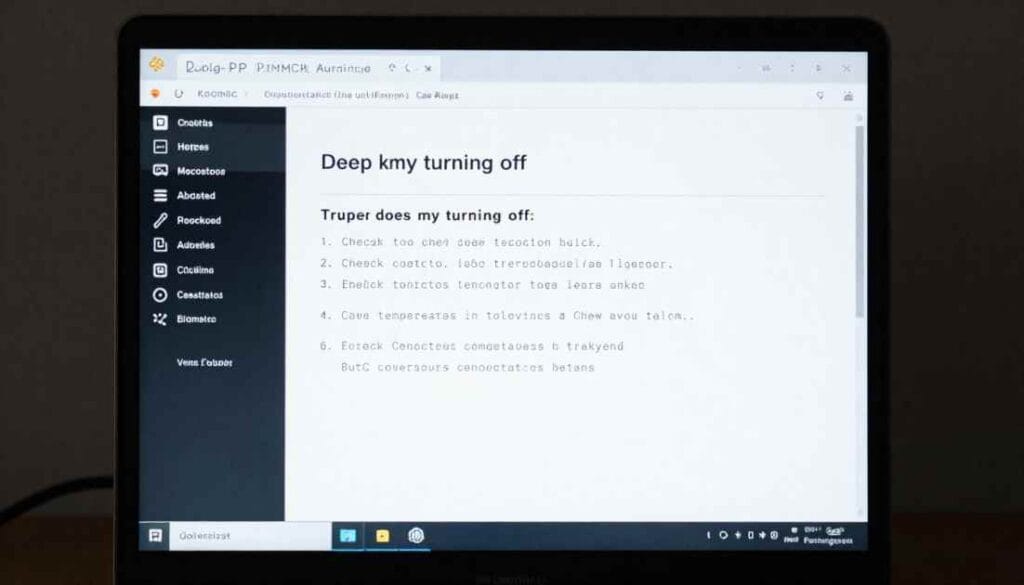 why does my pc keep turning off