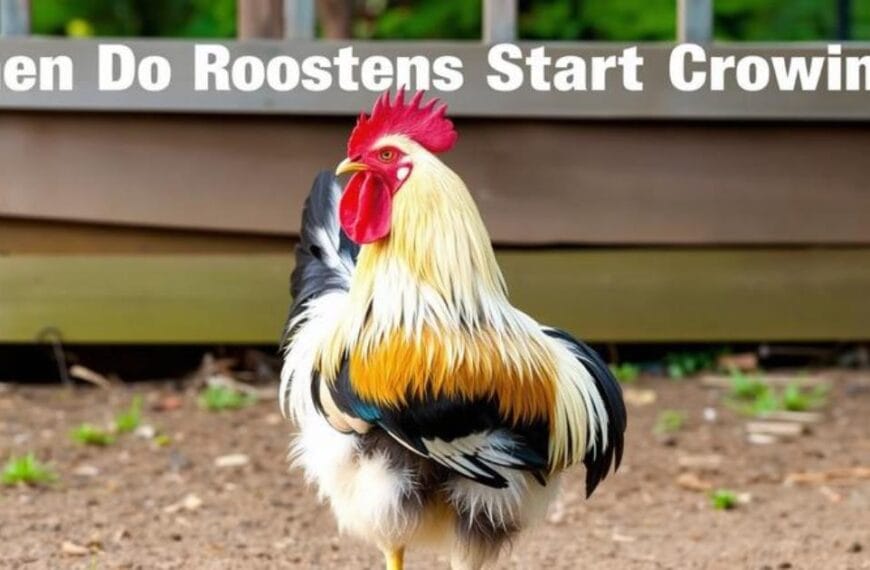when do roosters start crowing