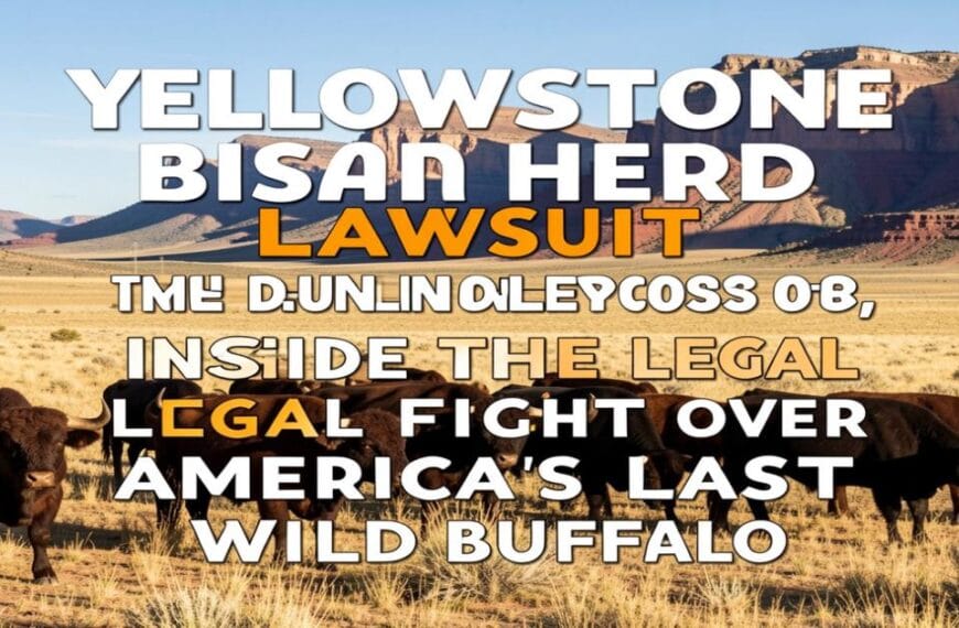 yellowstone bison herd lawsuit