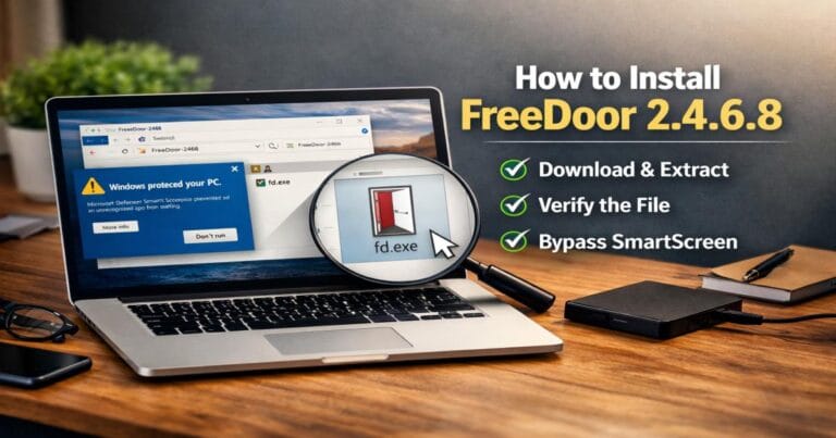 how to install freedoor2.4.6.8